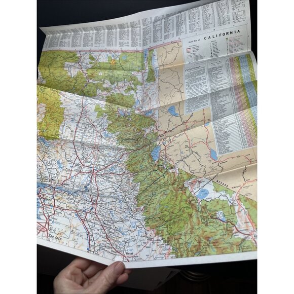 1978  The Murray Map Of The Golden State Of California Insets Of Freeway Systems - Picture 10 of 12